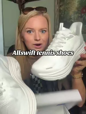 I’ve even heard people say that these are really good for people that have plantar fasciitis.. I too have that so I cannot wait to try these out 🙌🏻 so if the nurses trust them walking down those halls in the hospitals, I’m gonna go with them too 👏🏻 ##tennisshoes##sneakers##plantarfasciitis##footwear##comfortableshoes