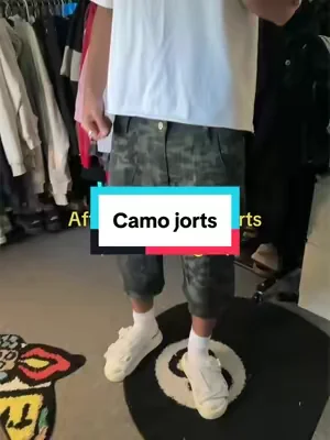 These are the hardest jorts. #camoshorts #baggyshorts 