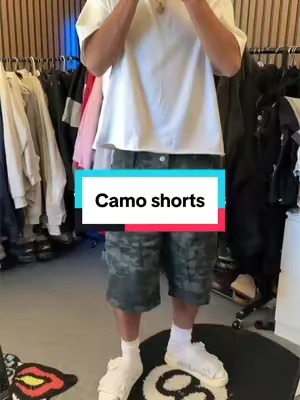 Affordable baggy camo shorts. #camoshorts #baggyshorts 