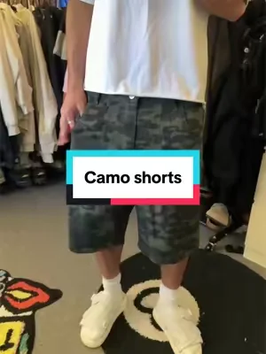 Affordable baggy camo shorts. #camoshorts #baggyshorts 