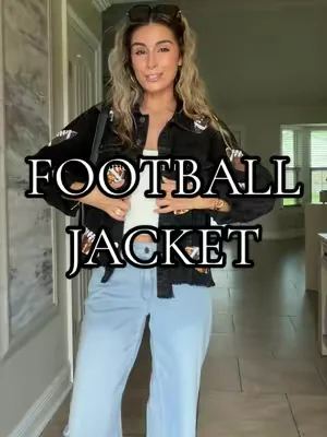 never have to think about my game day ootd #gamedayoutfit #footballgameoutfit #footballoutfit #footballjacket    