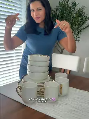 El set de platos de porcelana lujoso que e tenido en mi cocina #platesset #vajilla #tiktokshopcreatorpick #dealsforyoudays #summerwins @MALACASA Porcelain Store@MALACASA 