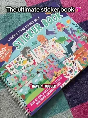 #StickerBook #Stickers #ToddlerActivity#tiktokshopcreatorpicks #dealsforyoudays  