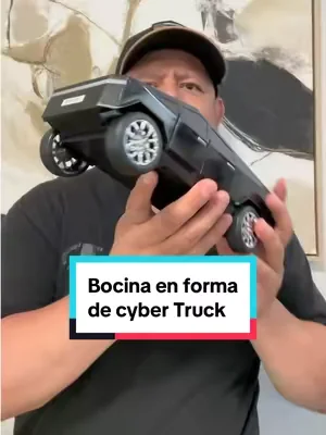 Bocina en forma de camioneta súper recomendada, tiene entrada para micro SD para música o es Bluetooth también