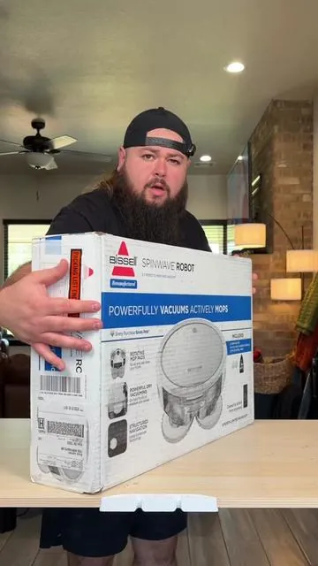 The Bissell SpinWave Robot Vacuum and Mop is on HUGE SALE right now 🔥 Check link for current pricing #bissell #robotvacuum #robotmop #tiktokshopcreatorpicks #handsfree 