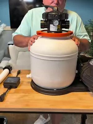 Keep your pool crystal clear with less work! 💦🏊 The VEVOR FlashPure 16” Sand Filter Pump delivers powerful 4,400 GPH filtration with a 1 HP motor, built-in 24-hour timer, leak-resistant design, and pre-installed filter media for quick setup. Spend less time cleaning and more time enjoying your pool all summer long! ☀️🌊 #sandfilter #poolessentials #VEVORSuperBrandDay #DealsForYouDays #summerwins @VEVOR Store 