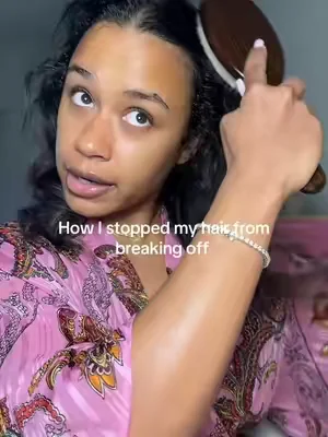 Length retention 101 #hairbrush #boarbristlebrush #healthyhairjourney #hairgrowthtips #dealsforyoudays 