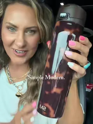 this Water bottle + road trip 🤎 @Simple Modern #waterbottle 