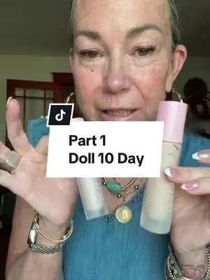 @Doll 10 Beauty for when I want full coverage on my skin  #doll10 #foundation #makeuptutorial #over50makeup #tiktokshopcreatorpicks 