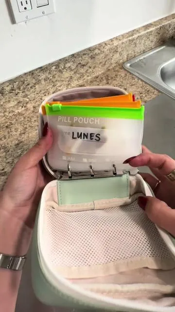 #pillorganizer #pillbag #pastillero #bolsapastillero #pillorganizingbag 