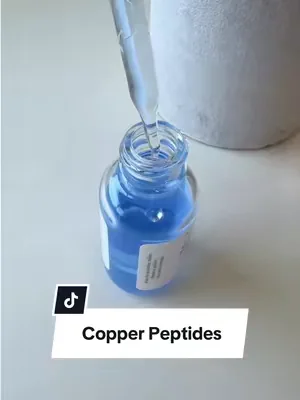 GHK-Cu copper peptide serum #peptideserum #antiaging #nighttimeroutine 