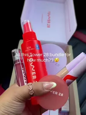 All this Tower 28 bundle for how much?? 😵 @Tower 28 Beauty #tower28#tower28beauty #makeup#giftforher #giftset 