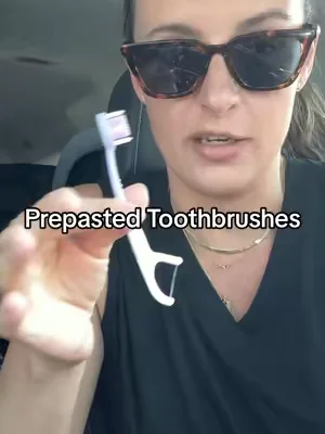 These prepasted toothbrushes come individually wrapped too so they're even easier to throw in your bag! #toothbrush #prepastedtoothbrush #traveltoothbrush #onthegotoothbrush @GuruNanda LLC 
