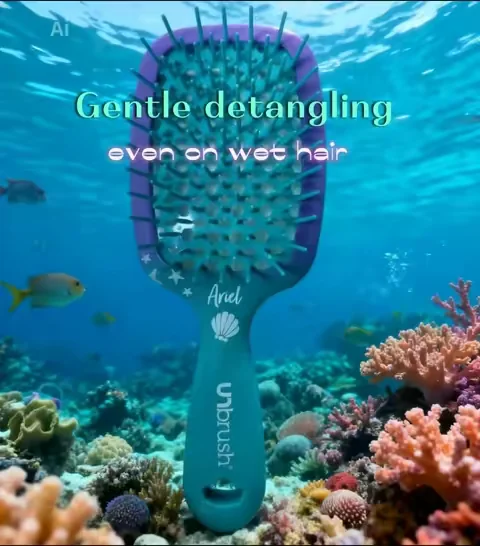 ✨ Make every hair day feel like a fairytale with the Unbrush Disney Princess Hair Brush! Designed to gently glide through knots and tangles without painful pulling, this detangling brush is perfect for kids and adults who want smoother, healthier-looking hair. Whether your hair is curly, straight, thick, fine, wet, or dry, the Unbrush helps reduce breakage while making brushing faster and more comfortable. Featuring beautiful Disney Princess-inspired designs, this brush combines everyday performance with magical style. Lightweight, easy to hold, and gentle on sensitive scalps, it's ideal for busy mornings, bedtime routines, travel, school, or as a thoughtful gift for Disney fans. If you're looking for a pain-free detangling brush that leaves hair feeling soft, shiny, and manageable, the Disney Princess Unbrush is a must-have. Grab yours before they're gone and see why so many people are making the switch to a gentler way to brush! #Unbrush #DisneyPrincess #Disney #DetanglingBrush #HairBrush