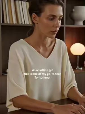 As an office girl, this is one of my go-to tees for summer#summerwins #DealsForYouDays #shortsleeve #knittop #summertops 