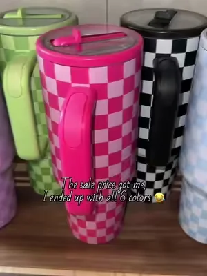 I LOVE a good 40oz tumbler, I think I have plenty now! 🤣 #40oztumbler #tumblers #dealsforyoudays #summerwins 