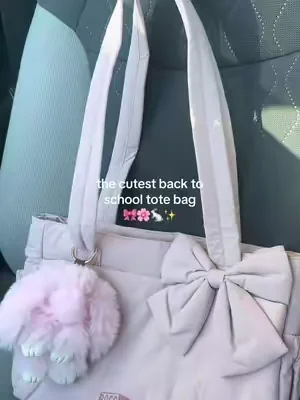 new fav bag 🐰 #bagsmart #totebag #bagsmarttotebag #schoolbag #bag 