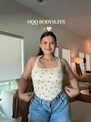 Estoy usando M con estos pero siento que para que compriman más necesitas unos S 😱🥰✨amo estos @O QQ  bodysuits!  #oqqbodysuits #bodysuitshapewear #bodysuitstyle #oqqfashion 
