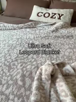 #ultrasoft #throwblanket #cozyblanket #leopardprint #softblanket 