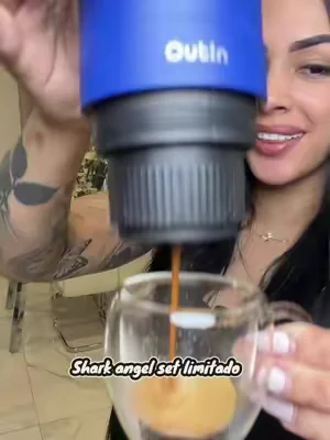 Cafetera espresso portable “shark angel edicion limitada” #tiktokshopcreatorpicks #espresso #portableespressomachine #dealsforyoudays #espreso 