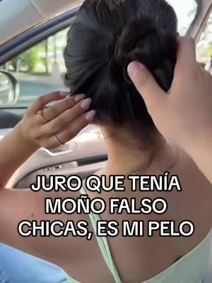 Pensó que mi moñito era falso!!#colageno#mujer#hairgrowth #cabellolargo#dealsforyoudays AD Disclaimer: results may vary 