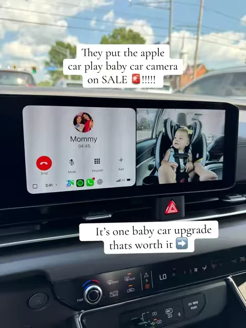 You do need an iPhone for this BUT wowwwww we love ours so much!!! #babycarcamera #babycamera #newborn #babycarmonitor #babymonitor 