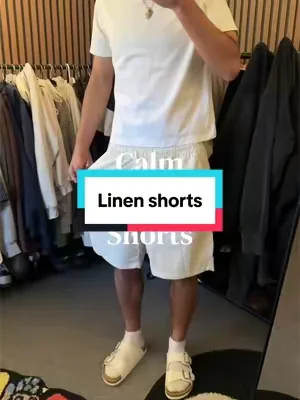 Ngl they too clean. #coofandy #summershorts #linenshorts 