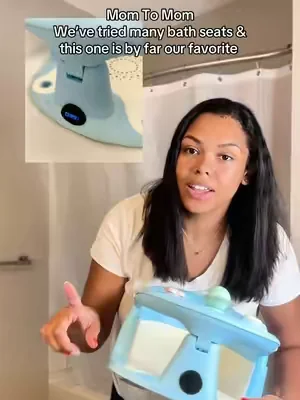 this one makes bath time smooth🛁 #bathseat #babymusthaves #newmom #babyitems #babygift 