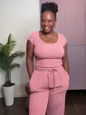 @PrettyGarden PrettyGarden Women's  Scoop Neck 2 Piece Matching Lounge Sets Ribbed Short Sleeve Crop Tops Wide Leg Pants Summer Airport Outfits #DealsForYouDay #summervibes  #TikTokShopSummerTurnUp #shippedbytiktok 