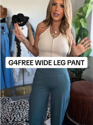The activewear pants you’ll wear everywhere. Snatching, stretchy, and effortlessly chic 🔥 @G4Free Store #g4free #activewearhaul #activewear #widelegpants #activewearfashion 