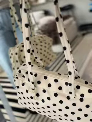Polka Dot Purse! Super cute, matches with ANYTHING! #DealsForYouDays #polkadot #pursecollection #TiktokShopCreatorsPick #cutepurse 