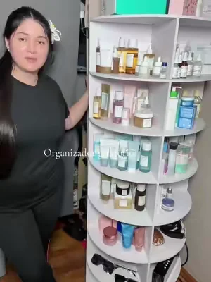 Si gira este organizador tiene 28 espacios gira360 fácil de armar poco espacio #zapatera #organizador #organizadordezapatos #dealforyoudays 