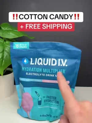 The best flavor of Liquid I.V. is…. #cottoncandy 