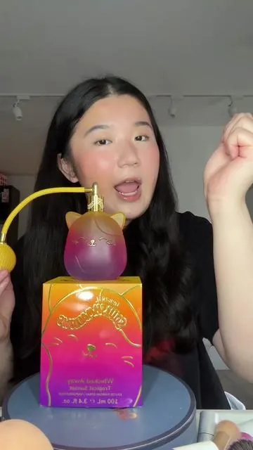 Squishmallows Tropical Fruity Perfume🌅🥭✨🌴is SO ADORABLE and smells PERFECT for a summer perfume or summer scent routine it’s tropical fruity but has some floral in there to make it more fresh and juicy sweet fruit smelling!! If you love fruity tropical perfumes that smell like a beach vacation, you need to try the Squishmallows Tropical Sunset Perfume or the Squishmallows whisked away tropical sunset perfume! This is such a fun  fragrance with juicy tropical fruits, creamy musk, and the cutest fluffy Squishmallows marshmallow accord. 🌺 Fragrance Family: ✨ Fruity Floral Tropical fresh fruity tropical perfume fruity perfume  🍍 Notes: • Passionfruit Mousse • Juicy Tangelo • Papaya Milk • Beach Jasmine • Banana Blossom • Sea Grass • Driftwood • Sugarcane • Creamy Musks • Squishmallows Marshmallow Accord It’s sweet, tropical, beachy, and creamy all at the same time like watching the sunset on vacation with a fruity drink in hand. 🌅🏝️ Plus, the Squishmallows marshmallow note gives it the softest cozy sweetness that makes this perfume so unique! It’s the perfect affordable fruity perfume affordable, Squishmallows perfume, long lasting fruity perfume tropical perfume summer perfume affordable tropical fruity perfume affordable summer perfume affordable long lasting summer perfume Squishmallows perfume Squishmallows fruity perfume Squishmallows sunset tropical perfume tropical perfume summer perfume affordable long lasting fruity perfume  Perfect if you’re looking for: ✨ tropical perfume ✨ fruity perfume ✨ beach perfume ✨ summer fragrance ✨ vacation perfume ✨ marshmallow perfume ✨ sweet perfume ✨ fruity floral perfume ✨ tropical body spray vibes in a perfume ✨ affordable perfume  #squishmallows #perfumetok #affordableperfume #fruityperfume #squishmallowsperfume @Ulta Beauty  @squishmallowsfragrances 