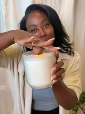 Always selling out! Lifelines flameless candle aromatherapy oil diffuser. Safe & non toxic alternative to candles. #flamelesscandle #oildiffuser #aromatherapy #candletok #diffuser 