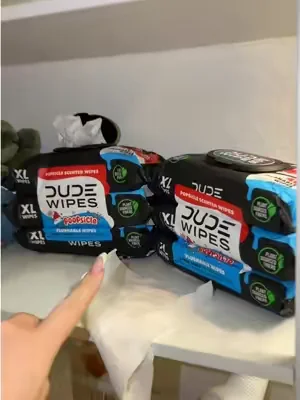 #tiktokmademebuyit #dudewipes #flushablewipes #bathroomhumor #mensgrooming 