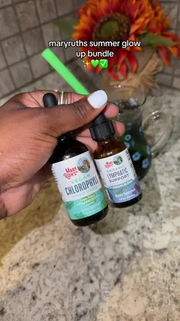 The ultimate summer glow up bundle  #lymphaticdrainage #lymphaticsystem #chlorophyll #chlorophylldrops 