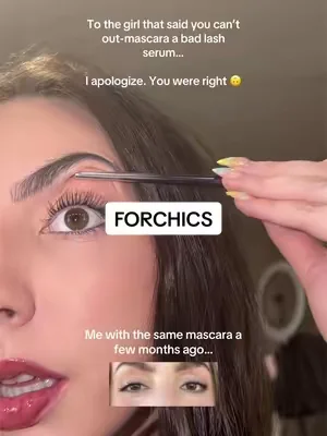 A mascara can’t fix everything. #lashserum This is not medical advice, always refer to your own physician for health advice. Results may vary. #resultsmayvary 
