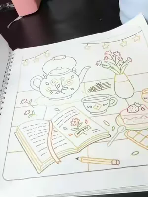 #coloringbook #coloringbookforadults #StressRelief #colortok #relaxing 