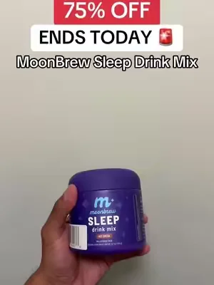 Sleep better at night! Get it today! #dealuxe #sleep #drinkmix #moonbrew #tiktokshopdeals 
