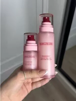 #OneSizeBeauty #Makeup #SettingSpray #PowderMeltGlassSettingSpray #OnTillDawnSettingSpray 