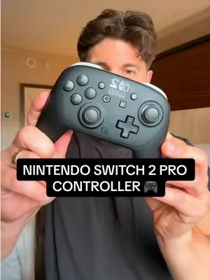 And this controller just feels so good in your hands too 🎮🤍 #nintendoswitch2 #nintendo #nintendoswitch2procontroller #procontroller #tiktokshop 