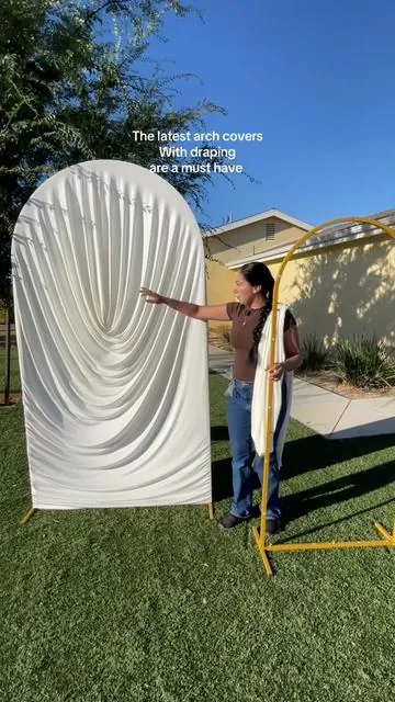These are the latest arch covers so grab them before they sell out! #backdrop #backdropdecoration #eventplanner #partyplanner #dealsforyoudays 