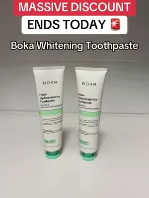 Add to your cleaning routine! #dealuxe #boka #whiteningtoothpaste #tiktokshop 
