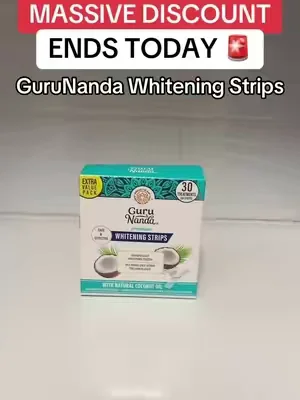 60 treatments! Get them now! #dealuxe #gurunanda #whiteningstrips #deals 