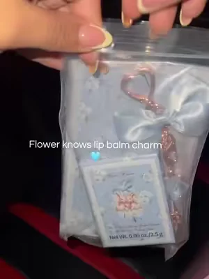 The cutest charm for your bag 🧚‍♀️🩵 @Flower Knows Makeup #makeup #dealsforyoudays #girlythings #giftforher #flowerknows 