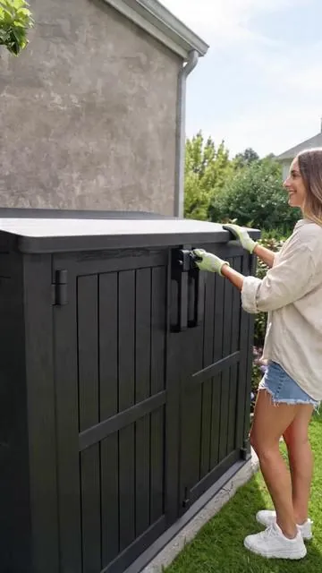 Garden chaos? This shed SAVES you 🌿 36 cu ft, lockable, & *so* easy to use! 🛠️ #DealsforYouDays #GardenHacks #OutdoorStorage #TikTokMadeMeBuyIt #HomeOrganizing