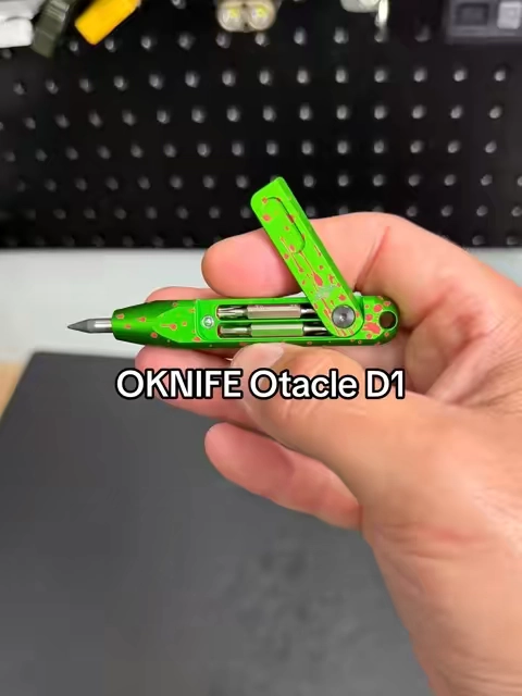 The OKNIFE Otacle D1 packs 8 magnetic bits into a compact pocket screwdriver that’s built for everyday carry. The new Zombie Green finish might be the best color they’ve released yet. #DealsForYouDays #SummerWins #OKNIFE #EDC #EverydayCarry