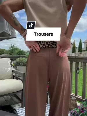 Halara high waisted trousers ☕️ 