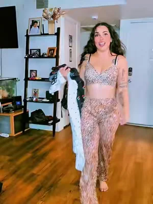 I Women's Leopard Heart Cherry Print Comfortable Fitted Underwear Sets Lingerie Bralette Long Pants Set, 3 Piece Set, Casual Fashion, All Seasons Wear #dealsforyoudays #Summervibes #tiktokshopsummervibes #tiktokshopcreatorpicks #pijamas 